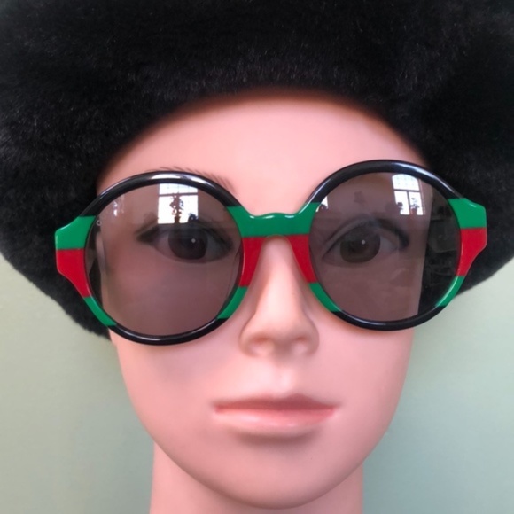 GUCCI – 51mm Oversize Round Sunglasses SHY BLK WE